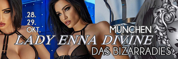 Lady Enna Divine zu Gast im Bizarradies (München)