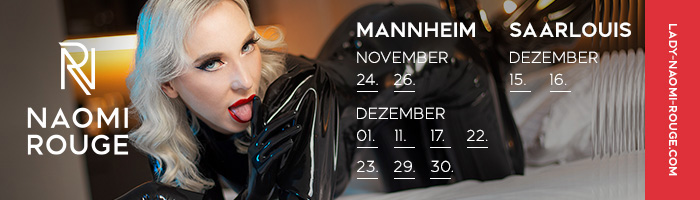 Lady Naomi Rouge zu Gast in Mannheim und Saarlouis