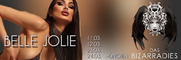 Belle Jolie zu Gast im Bizarradies (München)