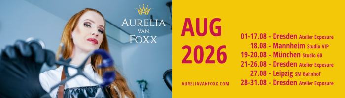 Tourdaten August 2026 von Aurelia van Foxx